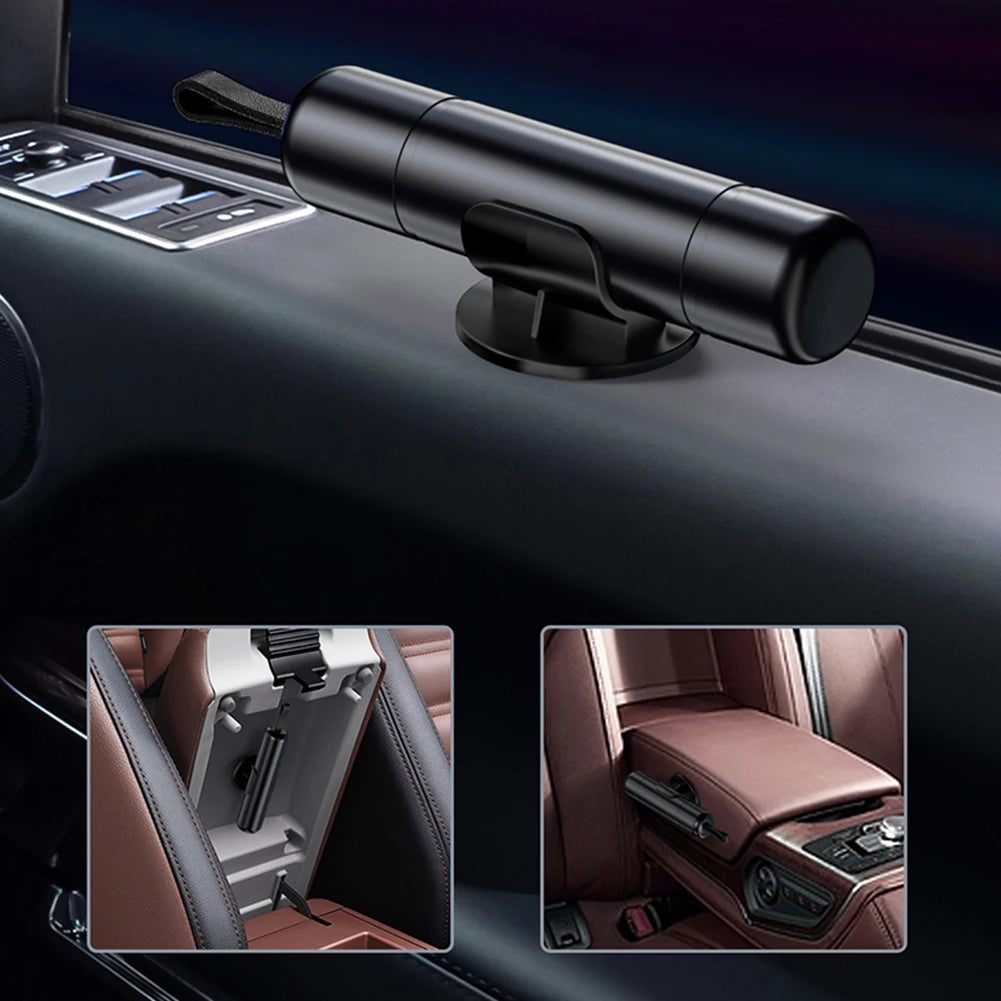 Auto Emergency Glass Window Breaker Aluminum Alloy Seat Belt Cutter High Hardness Life-Saving Car Emergency Escape Hammer