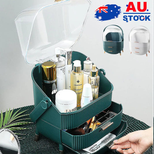 Makeup Organizer Drawer Cosmetic Carry Case Storage Jewellery Box Holder Stand