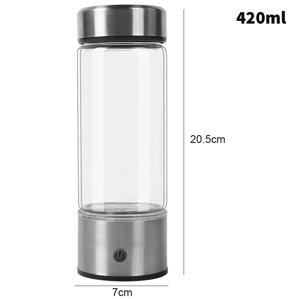 450mL Hydrogen Rich Generator Water Maker Cup Bottle Ionizer Maker Water Bottle