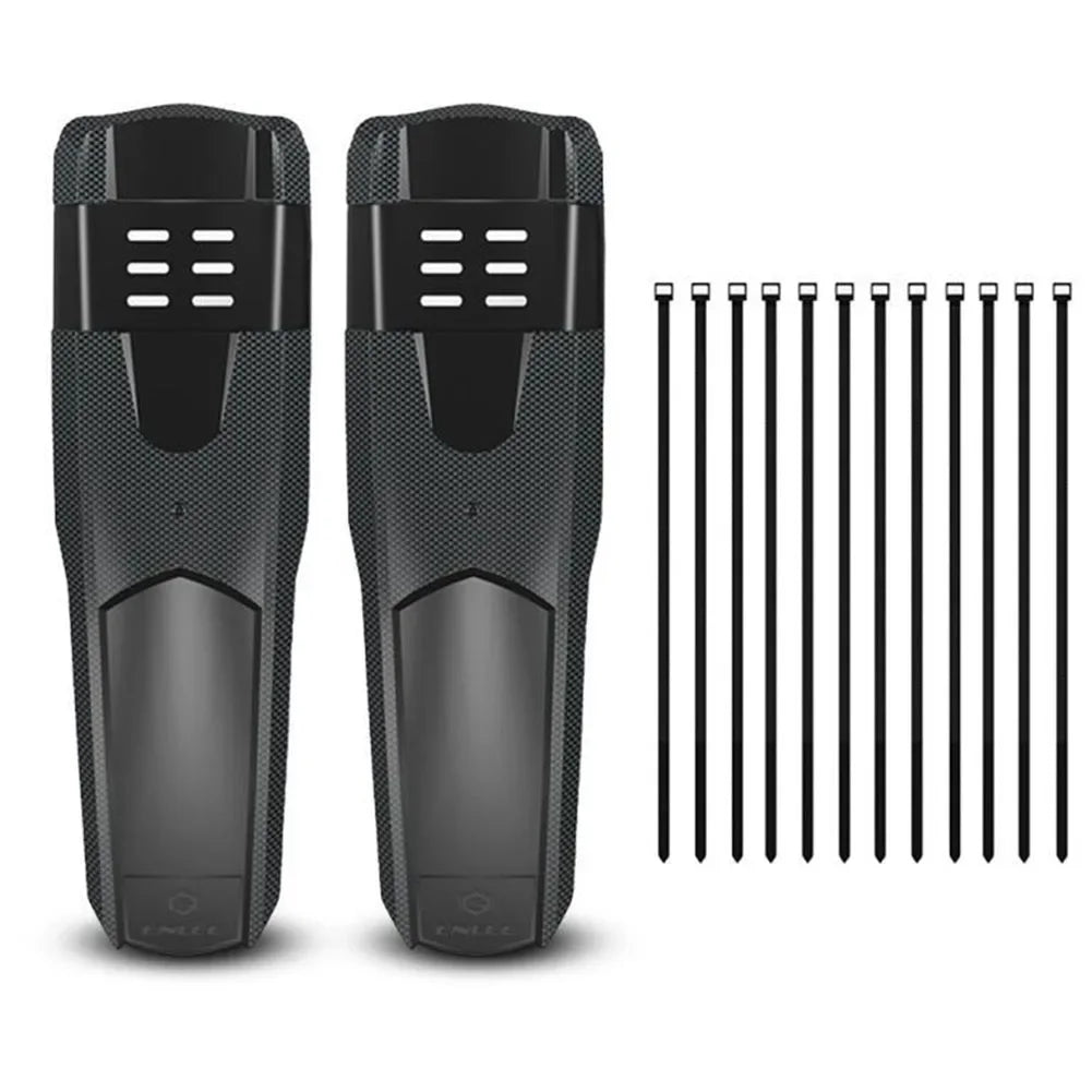 2pcs Bicycle Fenders Hard Shell Front/Rear Tire Wheel Fenders Carbon Fiber Mudguard MTB Mountain Bike Road Cycling Fix Gear
