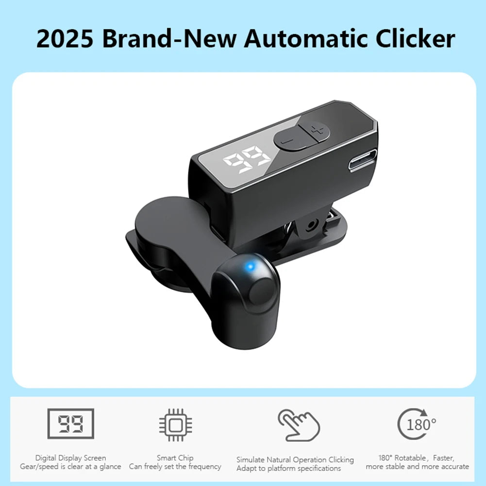Fast Click Simulation Finger Continuous Click for Smart Phone Automatic Clicker for Game Live Broadcasts Likes Reward Task