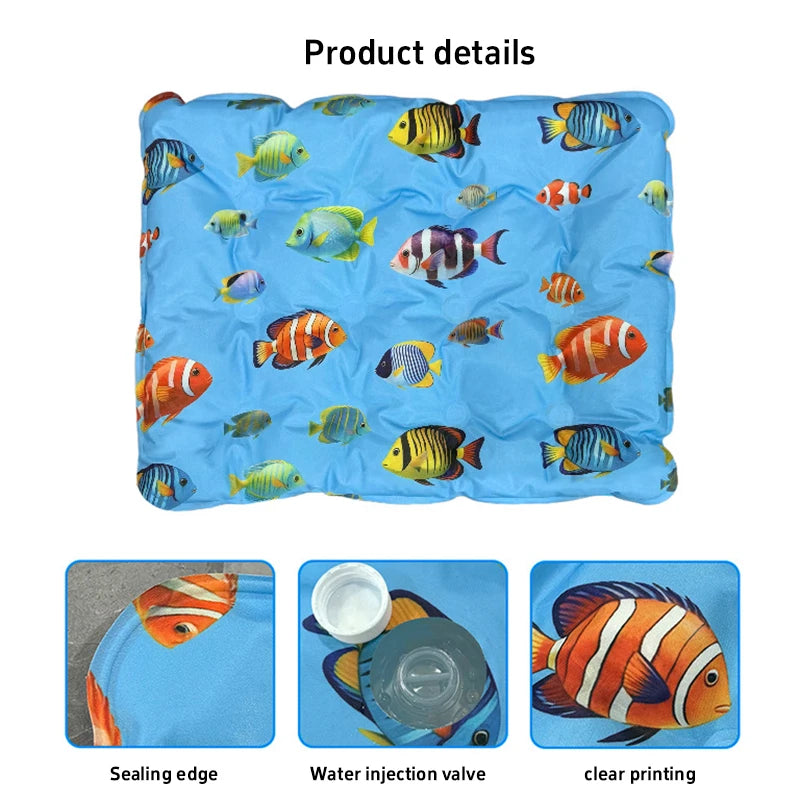 Pet Cooling Mat Air Conditioning Pet Mat Gel Pet Waterproof Leak-proof Sturdy Cat Kennel Outdoor Moisture-proof Pet Pad