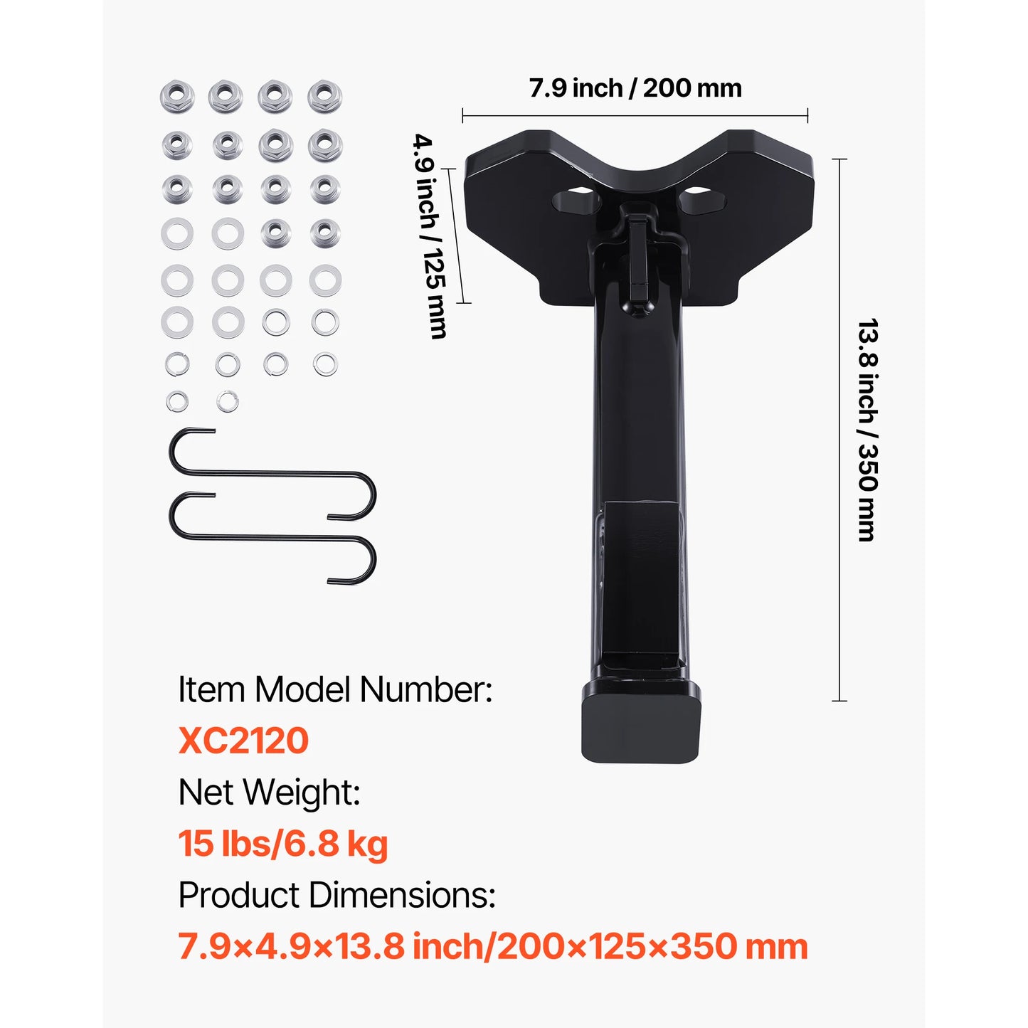 SucceBuy 9-Way Slide Hammer Puller Set Front Wheel Hub Bearing Remover Axle Bearing Puller Tool Kit and Slide Hammer Remover Set