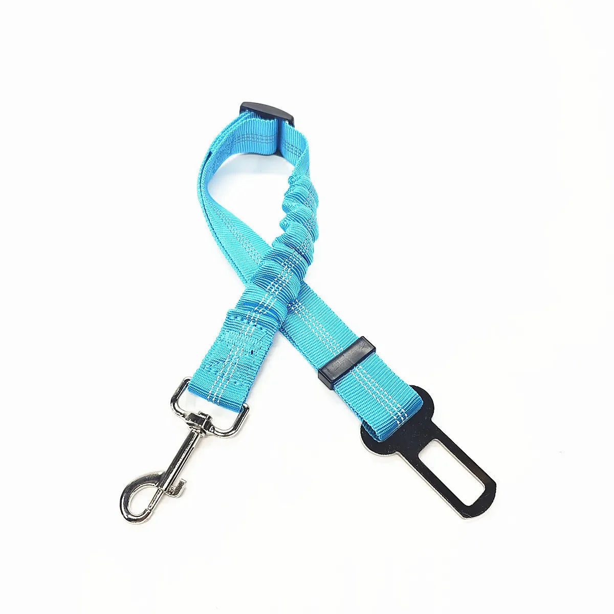 Dog Leash Harness Dogs Dog Accessories Supplies Pet Dog Car Seat Belt Retractable Buffer Elastic Reflective Safety Traction Rope