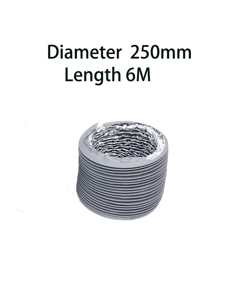 1PCS 250mm/300mm Portable Air Conditioner Exhaust Vent Pipe Flexible Exhaust Pipe Hose Outlet Kitchen Bathroom Accessories