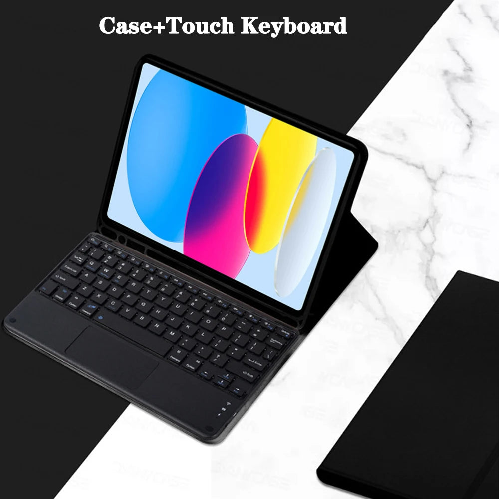 Keyboard Case for iPad 11th Gen (A16) 11 lnch 2025,Detachable Keyboard for iPad 10th Gen 10.9 lnch 2022 with Pencil Holder