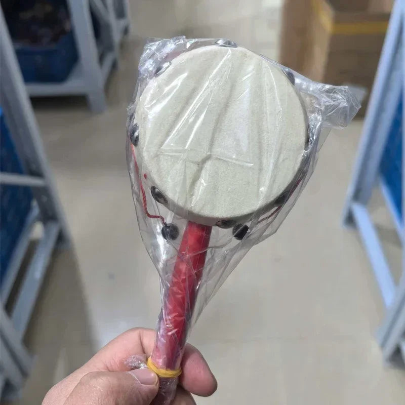 Chinese Spinning Rattle Drum Percussion Noisemakers Instruments Music Kids Boys Girls Party Favors Stocking Stuffers Gifts