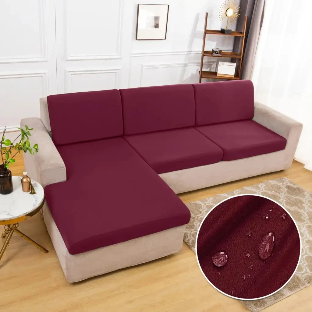 Waterproof Sofa Seat Cushion Cover Elastic Protector Sofa Covers Pets Kids Livingroom Cheap Sofas Slipcover Case With Random