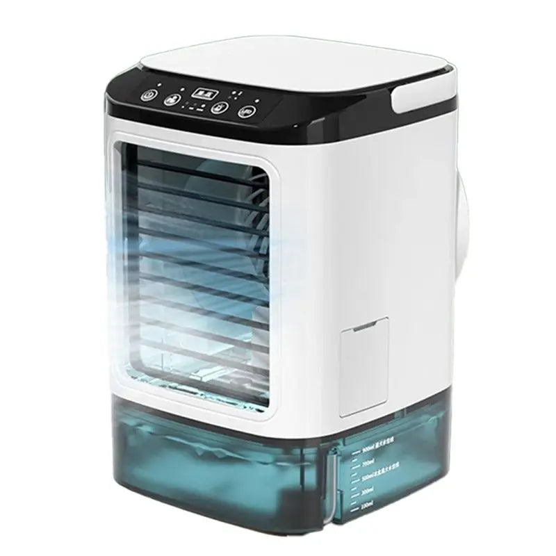 M02K-Portable Air Conditioner Portable Fan Dual Spray Ultrasonic Atomization Speed Mute Air Cooler