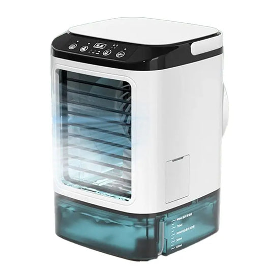 M02K-Portable Air Conditioner Portable Fan Dual Spray Ultrasonic Atomization Speed Mute Air Cooler