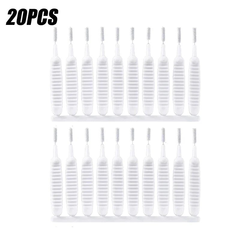 10/50/100/200PCS Shower Cleaning Brush Bathroom Micro Nylon Brush Nozzle Anti-blocking Cleaning Tools Bathroom Accessories