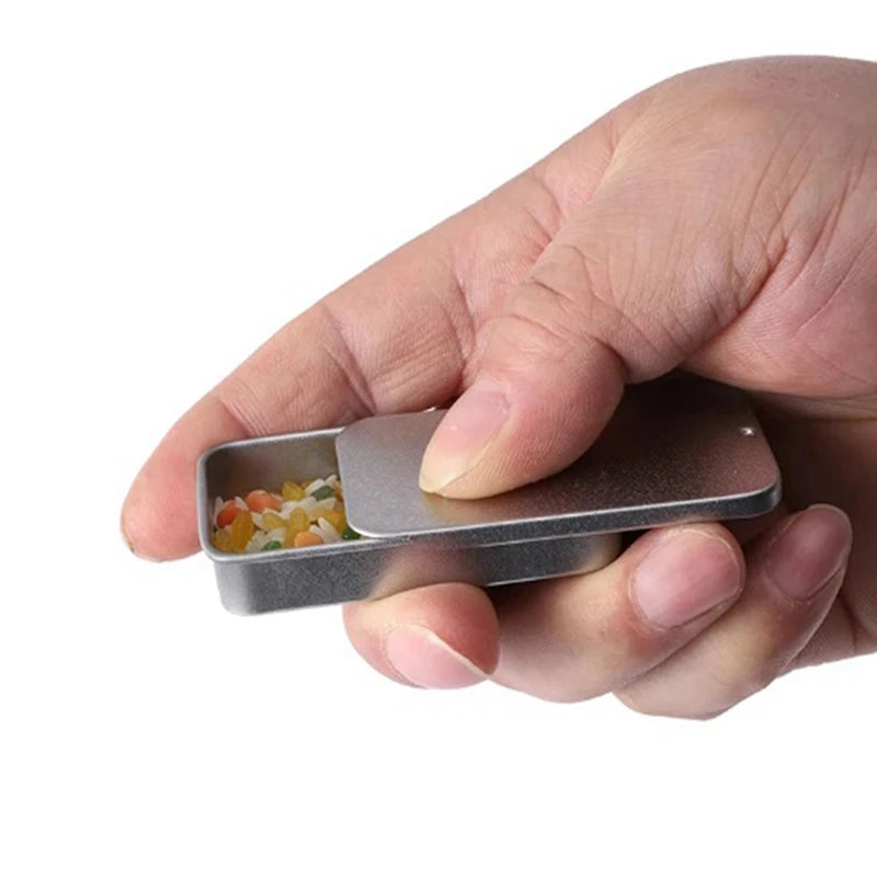 Mini Bird Training Food Box Hand-Held Parrot Feeder Feeding Box Training Food Jar Bird Interactive Toy Durable Silver