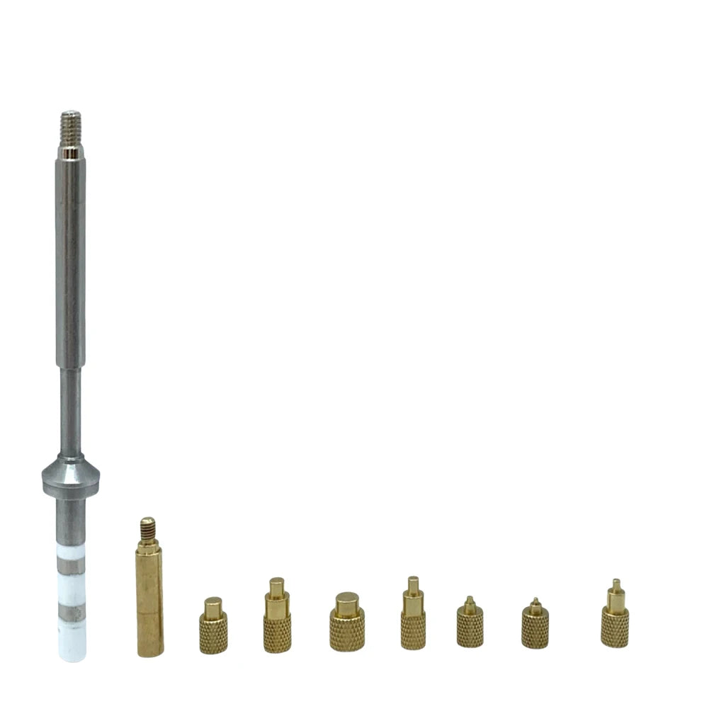 Heat Insert Nut Iron Tip M2-M8 Brass Hot Melt Insert Nut Insertion Kit TS100 Soldering Iron Tip Insert Internal Thread Head
