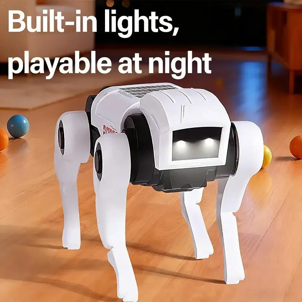 Electric Robot Dog Toy Mechanical Dog Lamp Educational Interactive Toys Playing At Night Boy's Birthday Gift Box