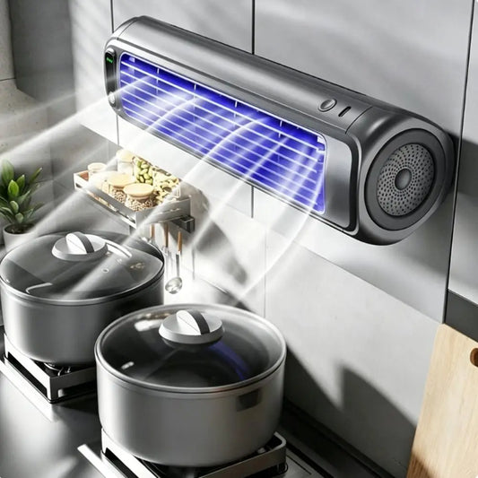 Portable Air Conditioner Fan Desktop Adjustable No Drilling 3 Speeds Cooling Rechargeable Wall Mount Fan Silent for Home