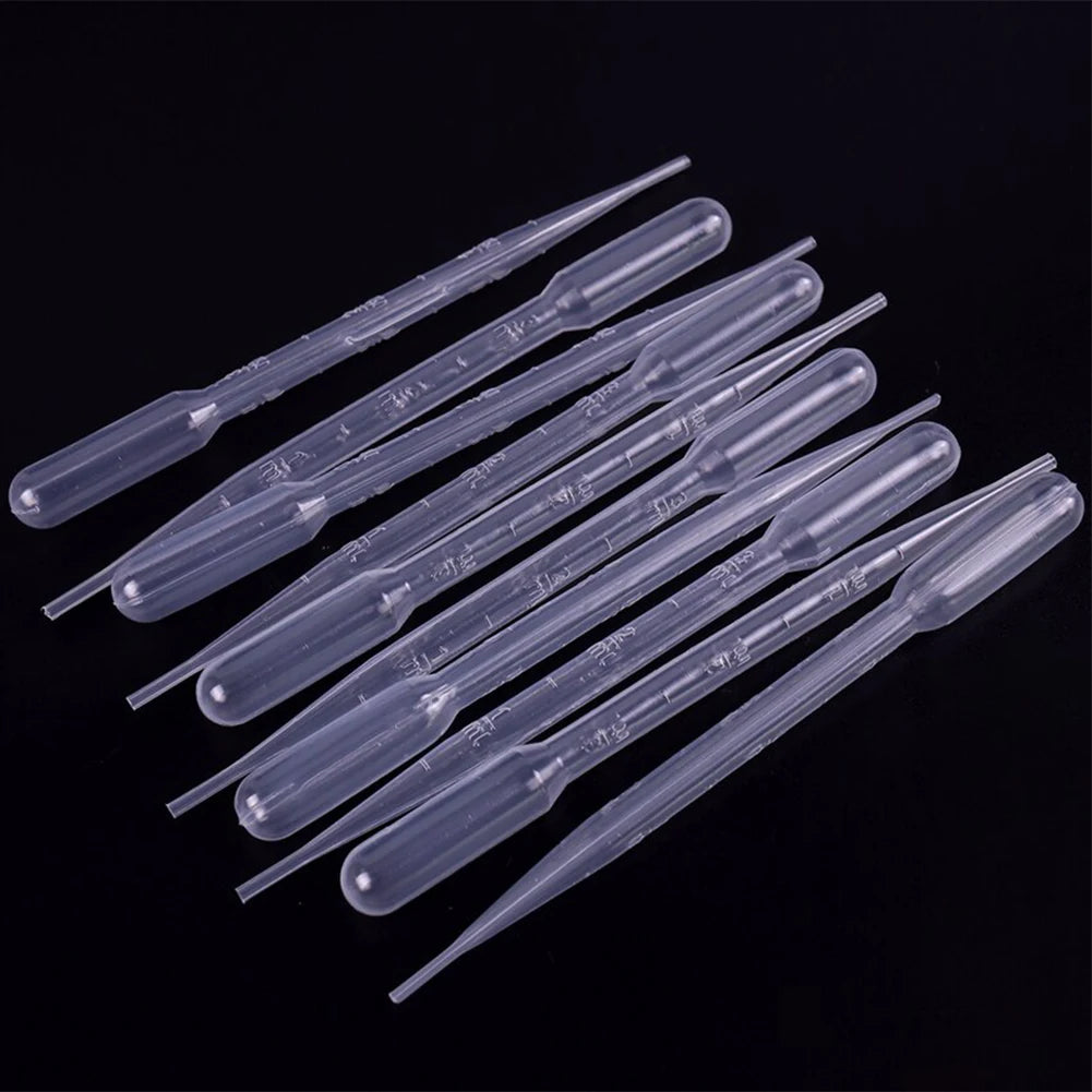 50pcs Essential Oils Pipettes Plastic Disposable Transfer Pasteur Pipettes Makeup Tools Eye Dropper Experiment Supplies for Lab