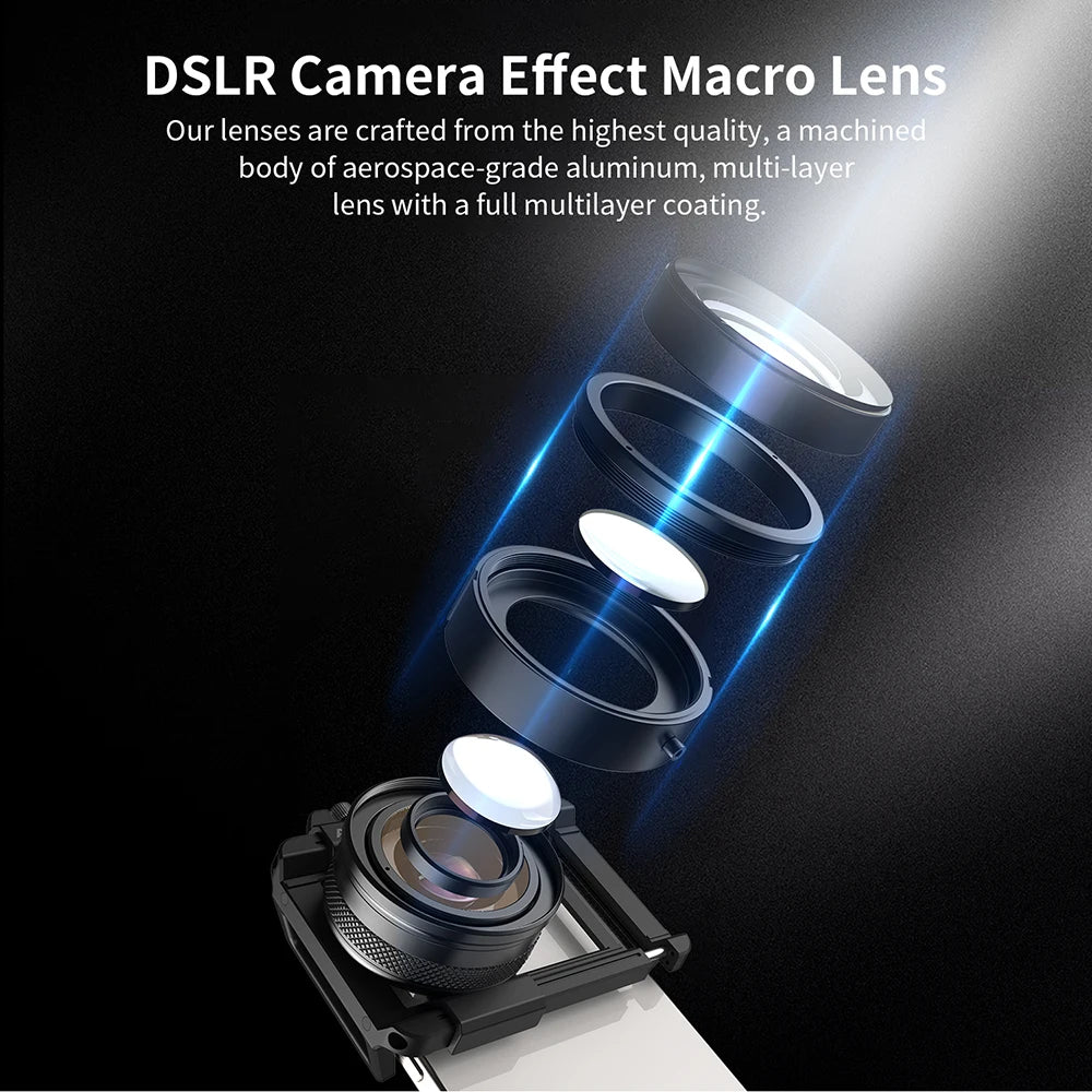 APEXEL 10-20X Zoom Macro Lens HD Mobile Phone Camera Micro Lenses for iPhone 17/PRO MAX Samsung Almost All Smartphones Photo