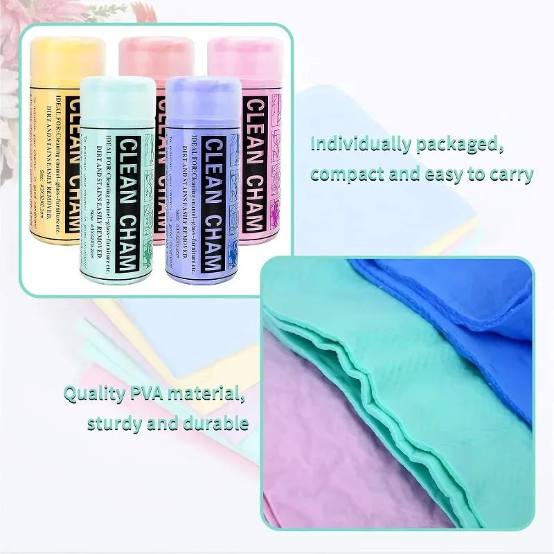 Super Absorbent Car Wash Towel Auto Care Suede Chamois Towels Car Cleaning Towel Wash Cloth Car Cleaning Tools Auto Accessories