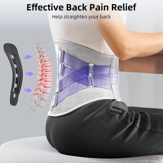 1PCS Lower Back Brace for Men & Women - Lumbar Support Belt for Sciatica, Heavy Lifting, and Pain Relief