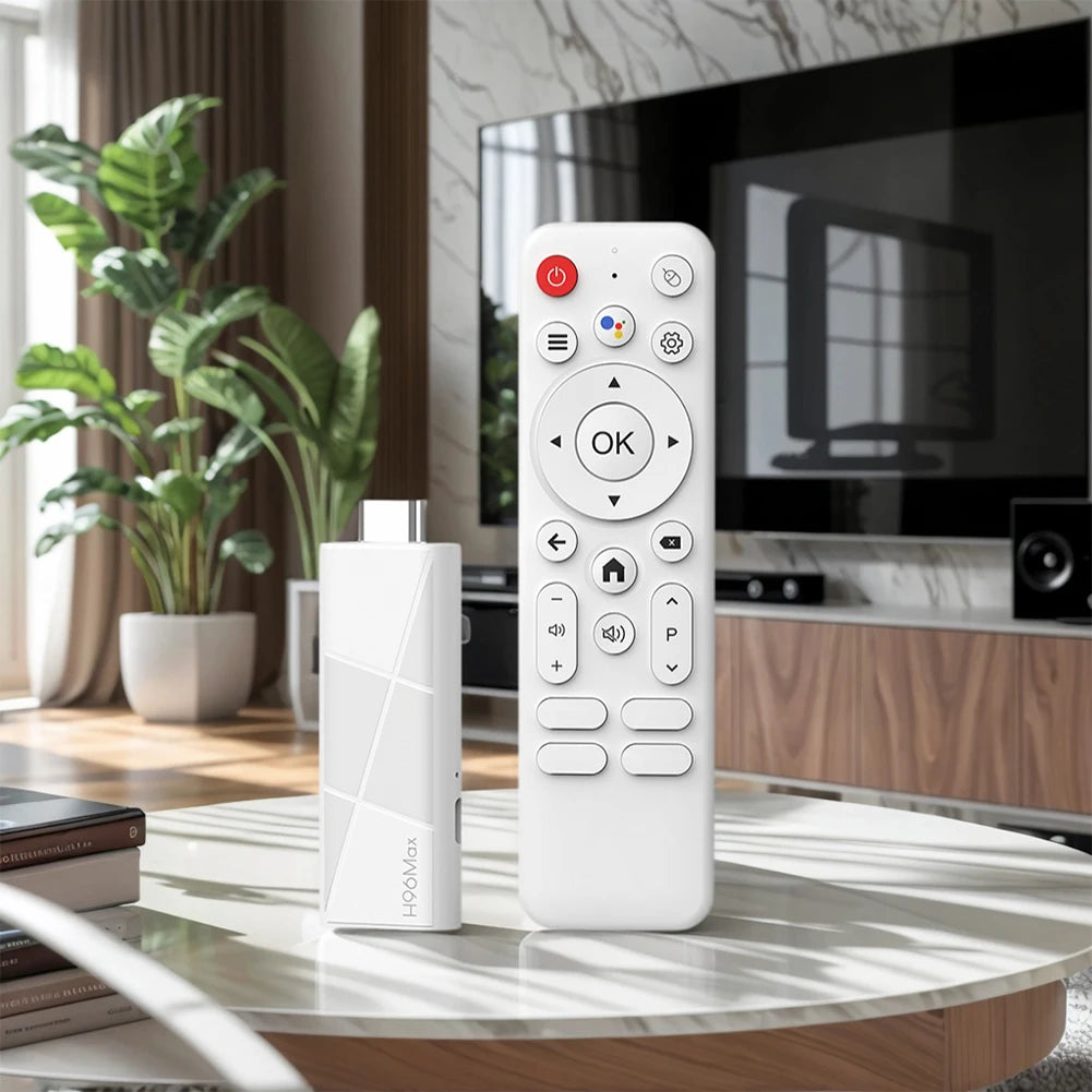 Mini TV Stick H96 MAX RK3518 Android 14 Smart TV Box 2GB 16GB Quad Core Wifi6 BT5.4 4K HD Google Voice Media Player Set Top Box