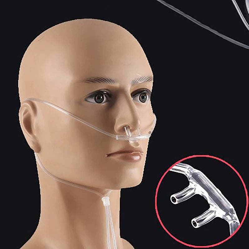 1.5/1.8/3/4/5M 1PCS Disposable Oxygen Tube Double Nasal Oxygen Tube Independent Packing Medical Care Machine Breathing Cannula