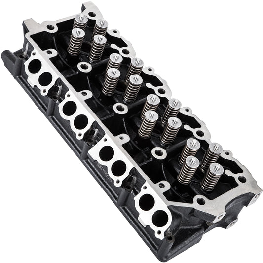 SucceBuyCylinder Head Assembled Engine Cylinder Head Assembly Replacement 6.4L Cast Iron Cylinder Head Fit for 08-10 Ford F250