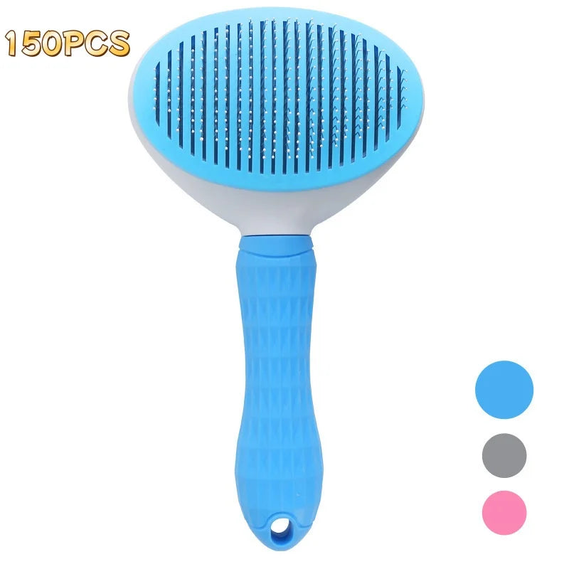 Pet Dog Brush Cat Comb Self Cleaning Pet Hair Remover Brush For Dogs Cats Grooming Tools Pets Dematting Comb Dogs Accessories