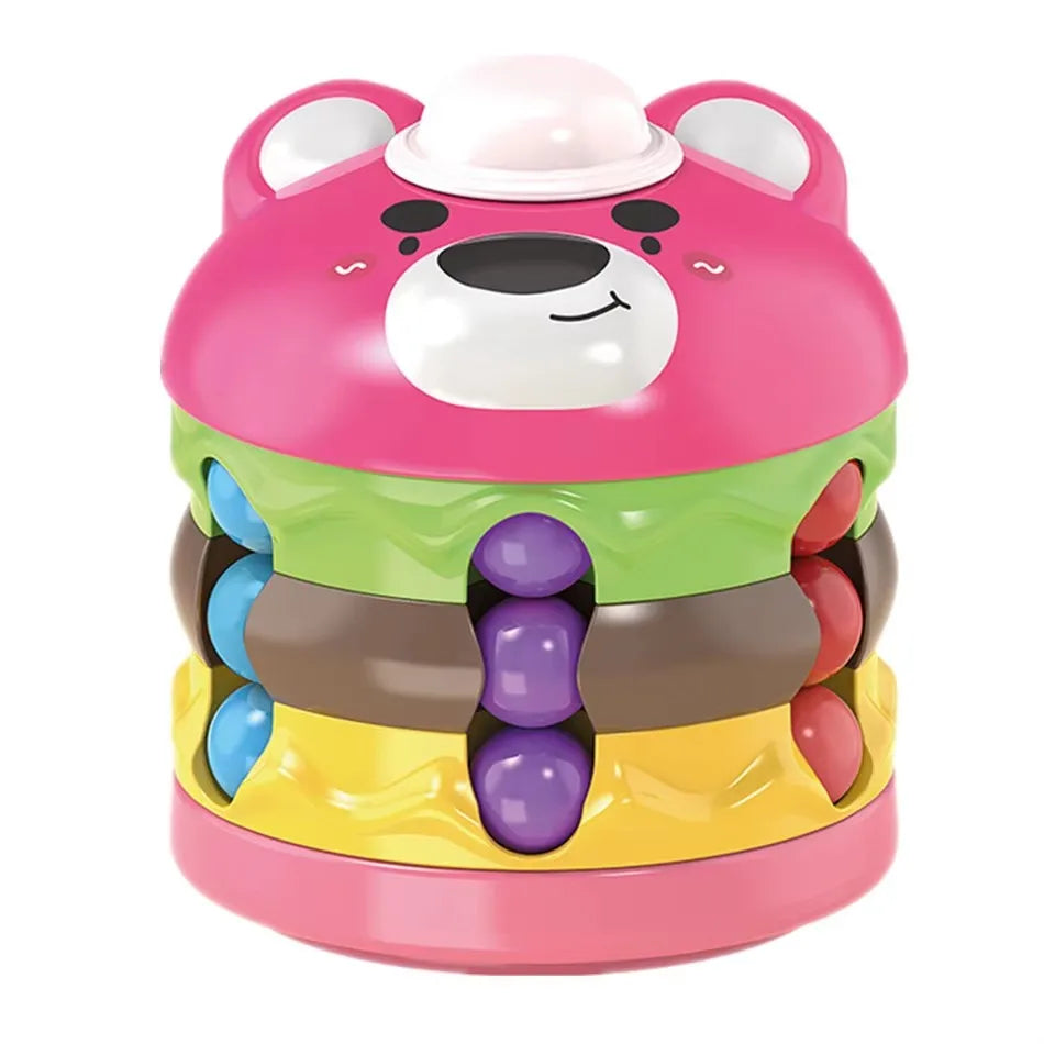 Magic Bean Cube Finger Gyro Rotating Antistress Relieve Anxiety Develop Intelligence Decompression Fidget Toy Adults Kids Gift