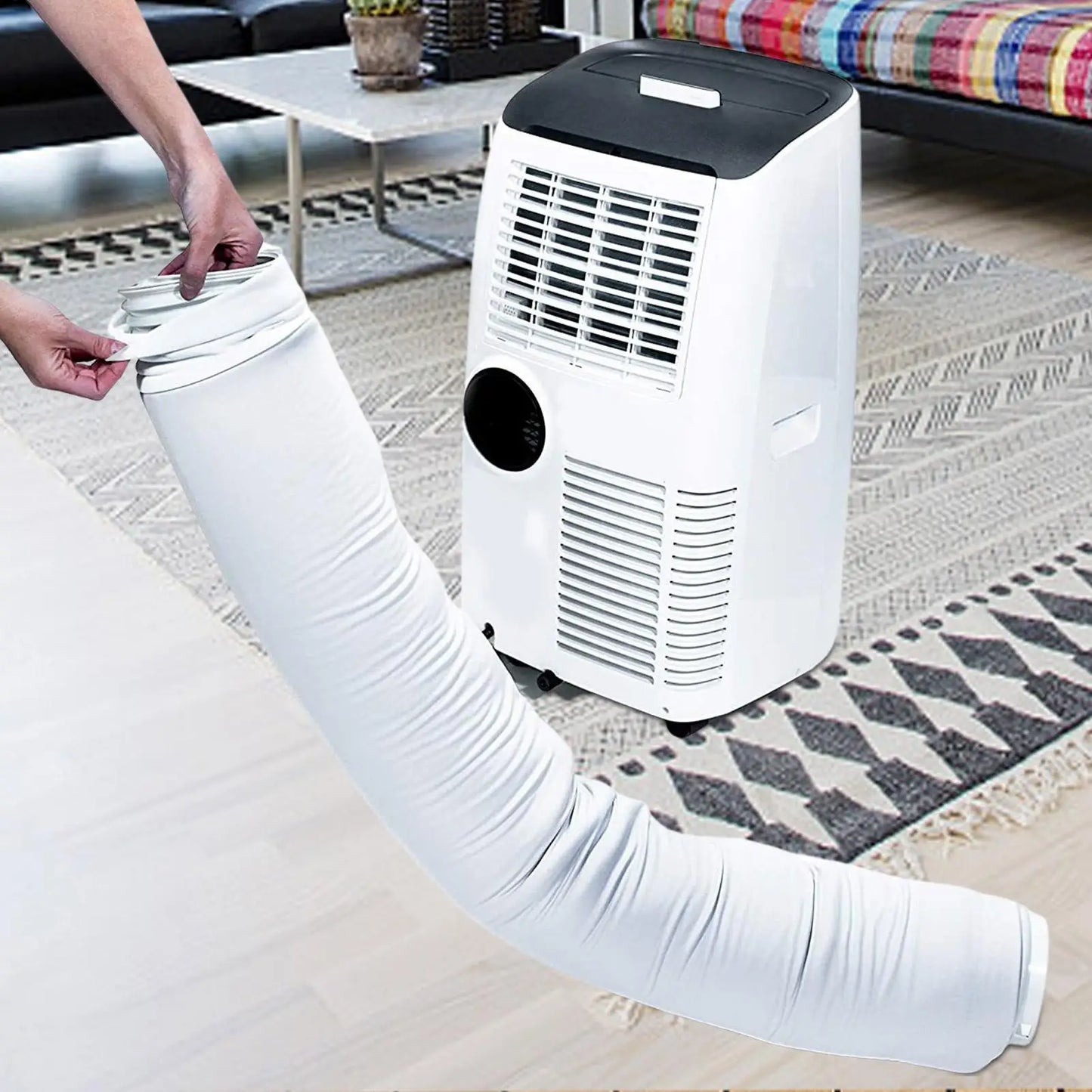 Portable Air Conditioner Hose Cover Wrap Dustproof Heat Insulation AC Hose Sleeve Air Cloth Air Outlet Pipe Tube Hose Cover