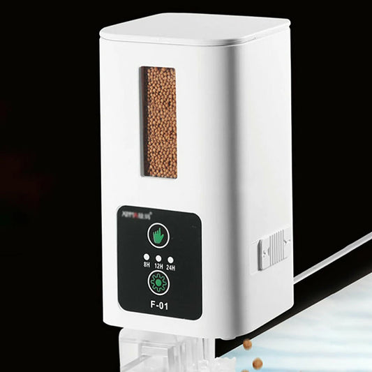 Automatic Fish Feeder Intelligent Timing Aquarium Large Capacity Food Dispenser