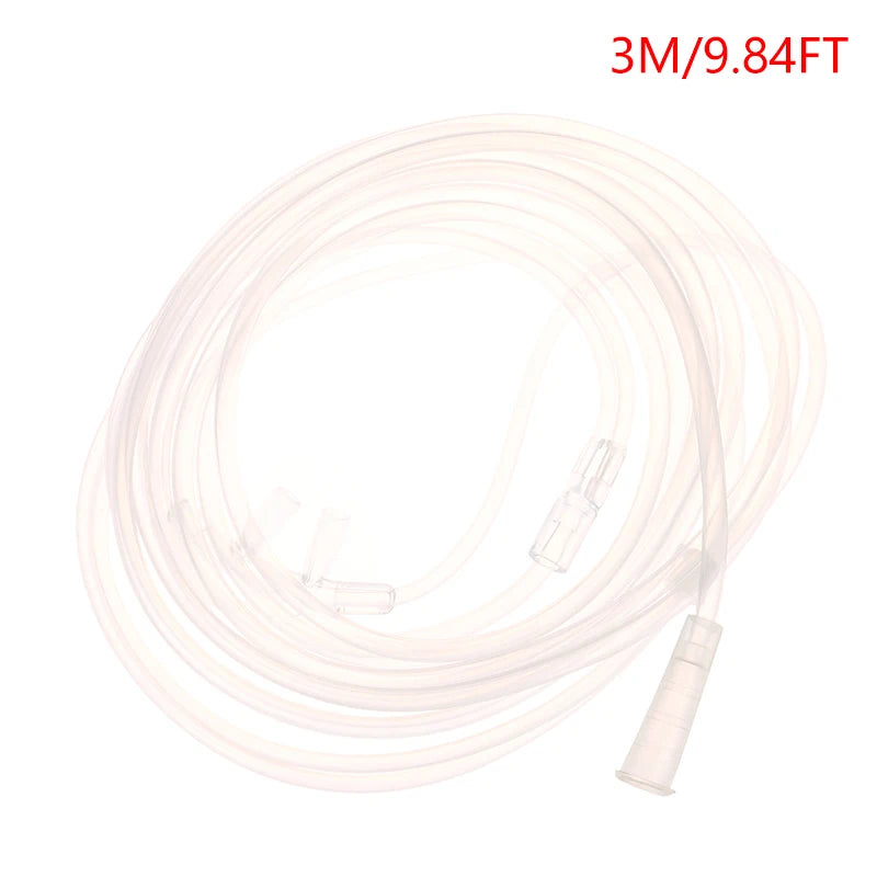 1.5/1.8/3/4/5M 1PCS Disposable Oxygen Tube Double Nasal Oxygen Tube Independent Packing Medical Care Machine Breathing Cannula