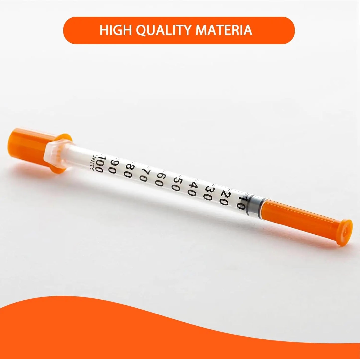 100/50 Pack 0.5/1ml Syringes with Needles Individually Packaged for Laboratory And Pet Supplies