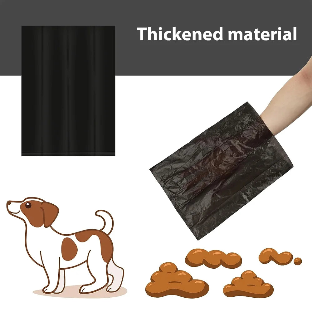 50-100 rollsDog Poo Bags Biodegradable Poop Bags Recycle Leak-Proof Doggy Waste Bags for Cat