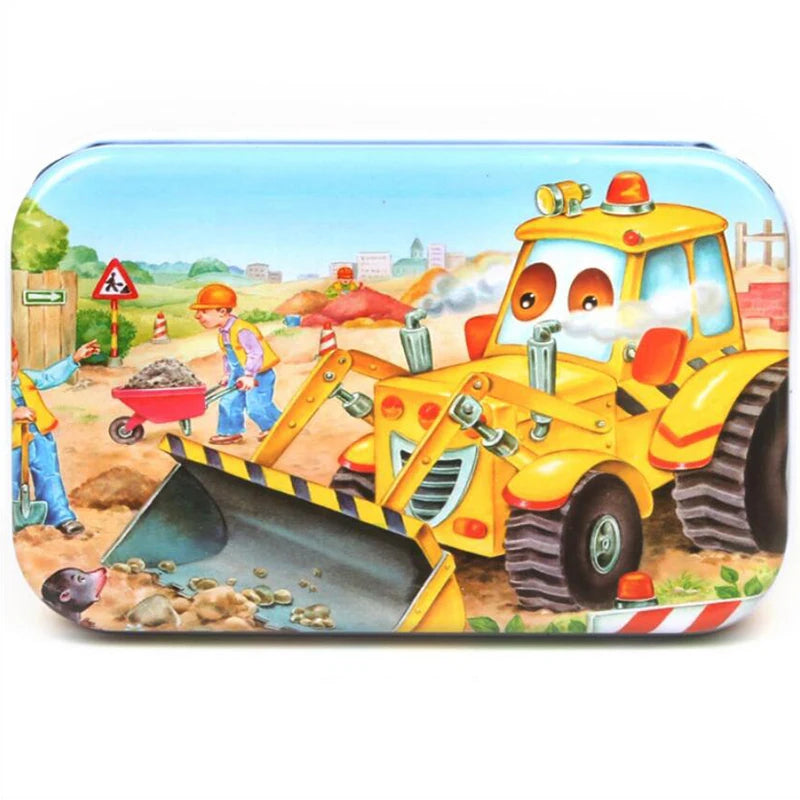 1pc 60piece Jigsaw Puzzle for Kids Educational Toys Children Cartoon Animal Puzzles Intellectual Development Montessori Games