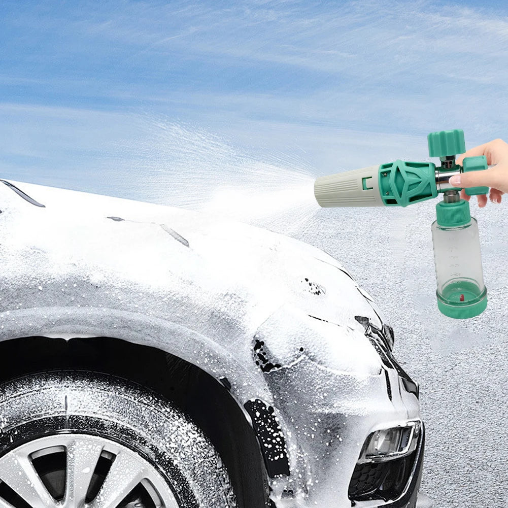 100ml Pressure Washer Gun Adjustable Car Wash Foam Sprayer 1/4 Inch Quick-Connect Liquid Foam Sprayer for Cleaning Cars SUVs