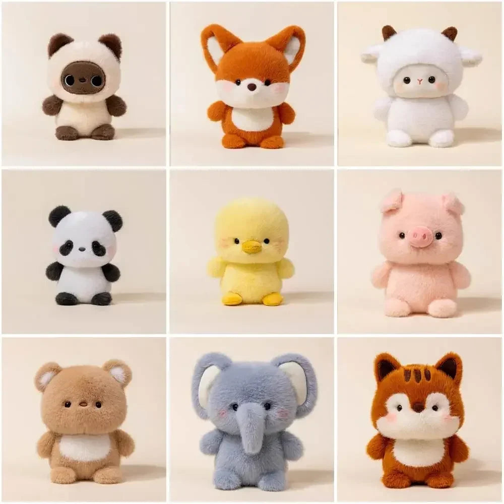 Cute 16cm Plush Companion Doll Plush Elephant Stuffed Animal Pillow Capybara Super Soft Animal Plush Toy Desk