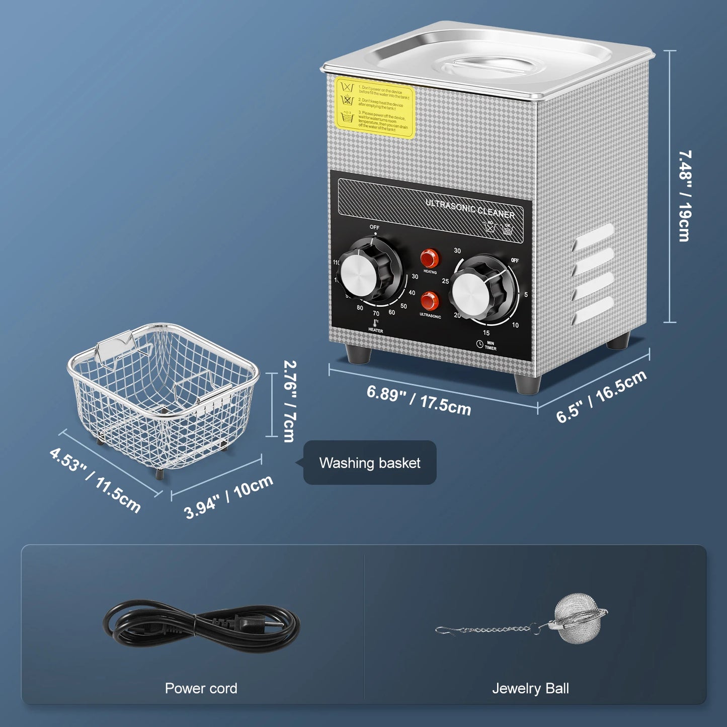 SucceBuy 2L 3L 6L 10L 15L Ultrasonic Cleaner Lave-Dishes Portable Washing Machine Diswashe Ultrasound Home Appliances w/ Timer
