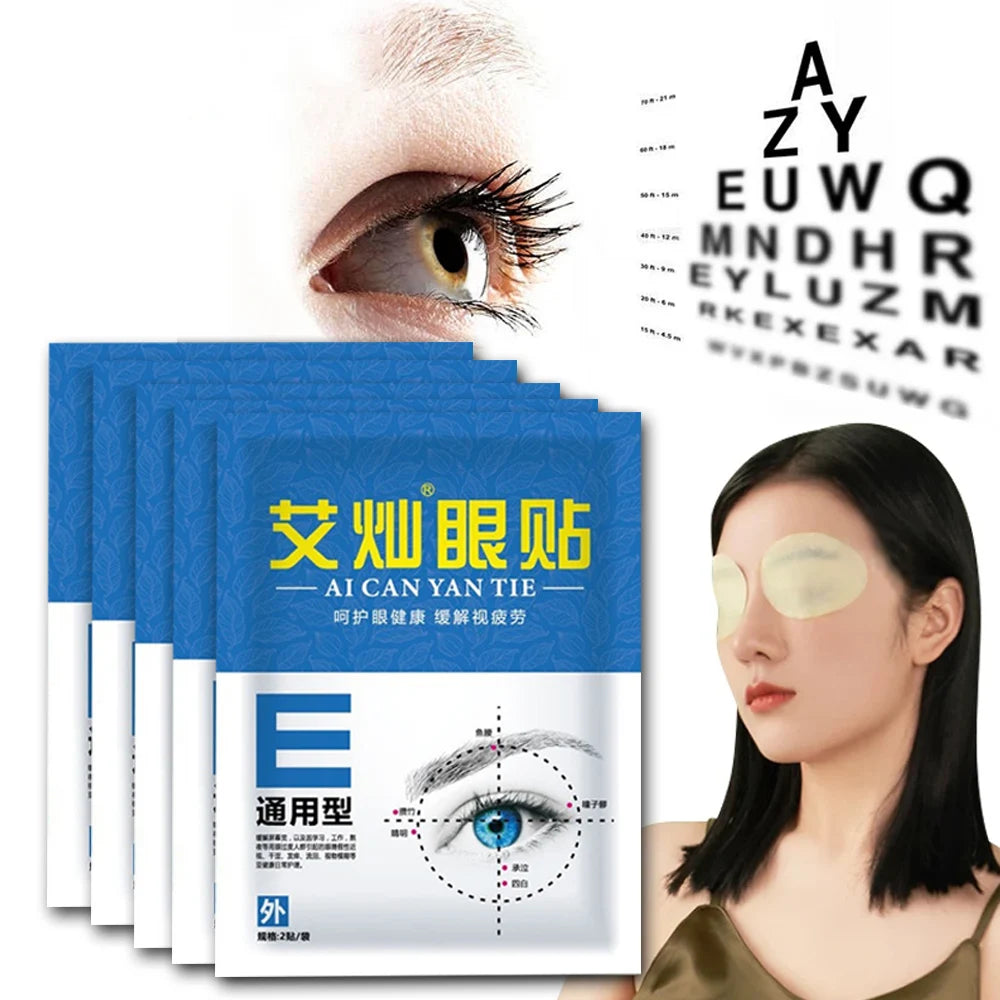 10pcs Chinese Herbal Eyesight Patch 100% Natural Eye Mask Relieve Eye fatigue Myopic Amblyopia Improve eyesight Good Vision