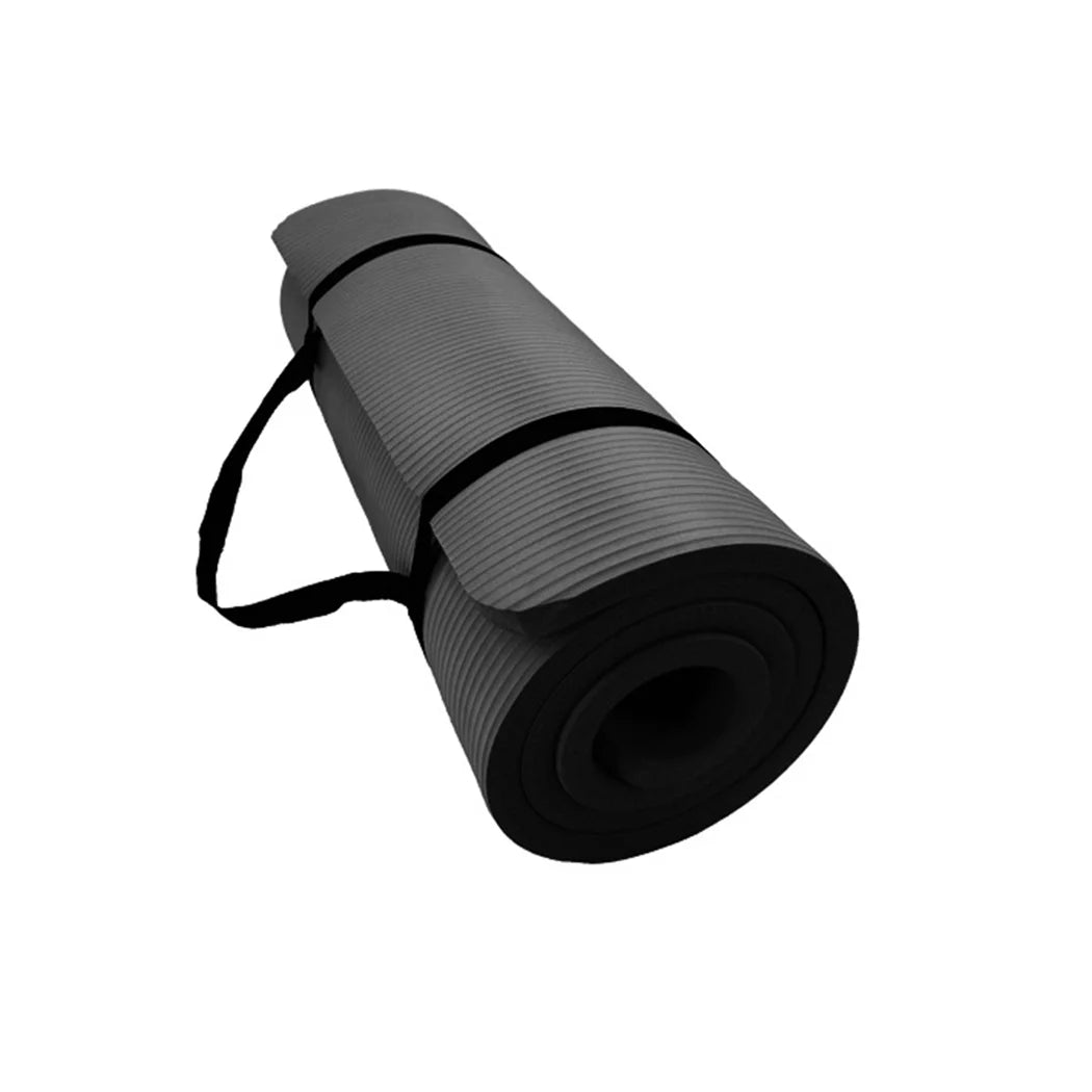 PORIYA 10/15/20MM Thick Yoga Mat Pad NBR Nonslip Exercise Fitness Pilate Gym Durable