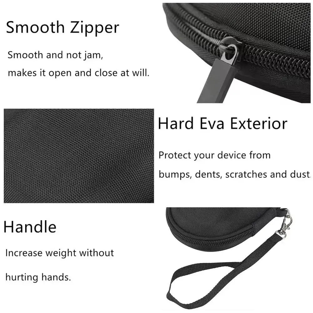 Hard Travel Case for Logitech MX Master 4 / MX Master 3 /MX Master 3S Advanced Wireless Mouse, Black with Lanyard