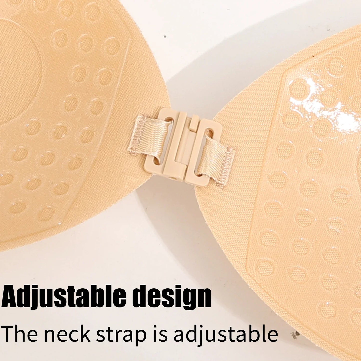 Sticky Bra for Women Backless Wedding Dress Silicone Plunge Deep U Neck Adhesive Bras Lift Boob Invisible Underwear Nipple Cover