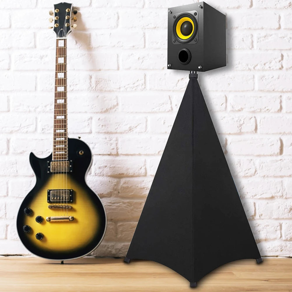 Speaker Stand Cover Universal Height Flexible Stretchable Dj Light Speaker Stand Cover Floor Equipment Tool Blind Accessories