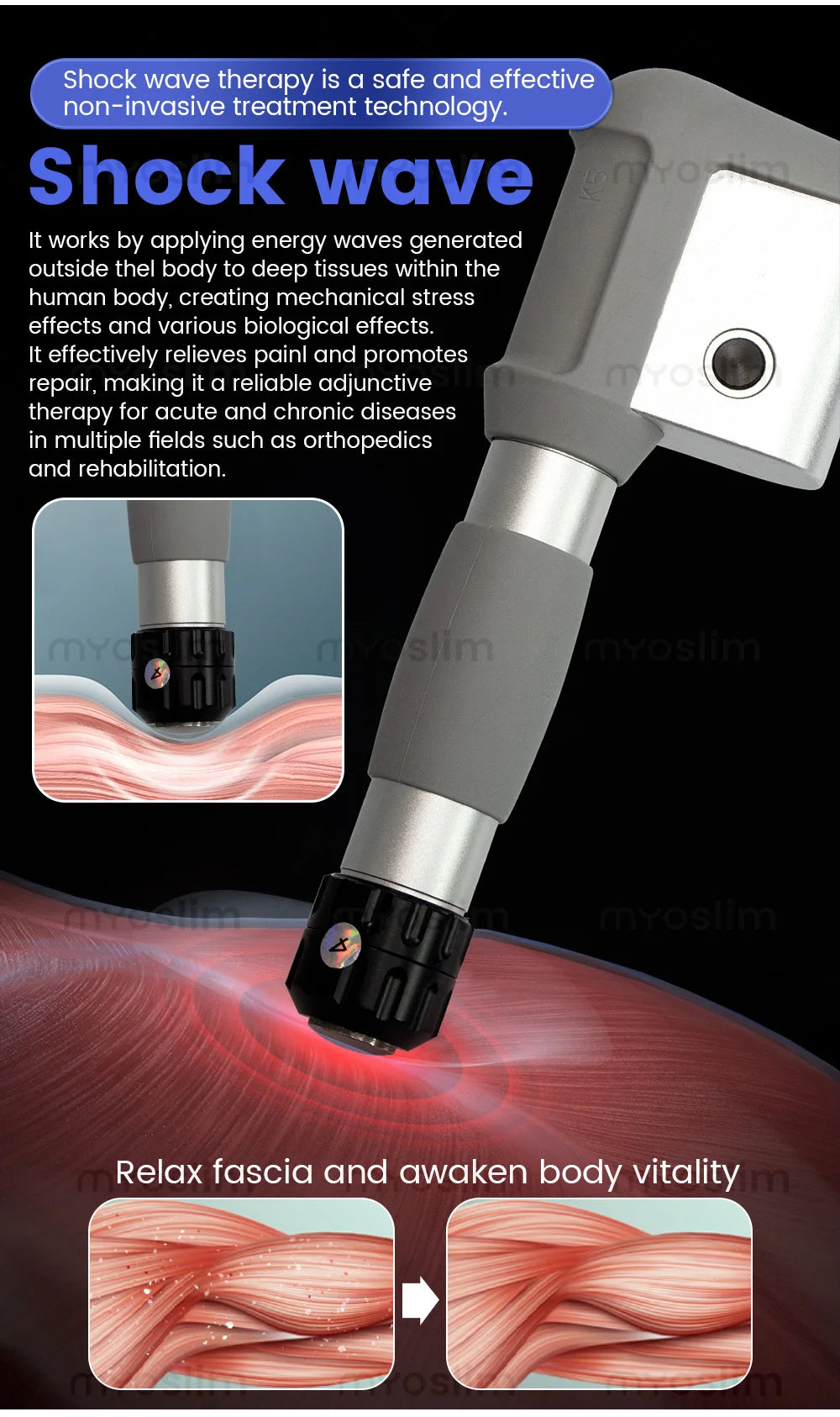 Portable Emtt Physio Magneto Therapy Back Pain Massage Machine Physiotherapy Magnetherapy PEST Sports Injury Body Pain Relief