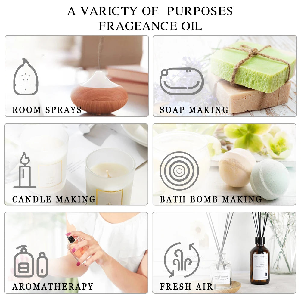 100ml with Dropper Myrrh Camphor Fennel Juniper Pure Natural Aromatherapy Essential Oil Refreshing Up Brain