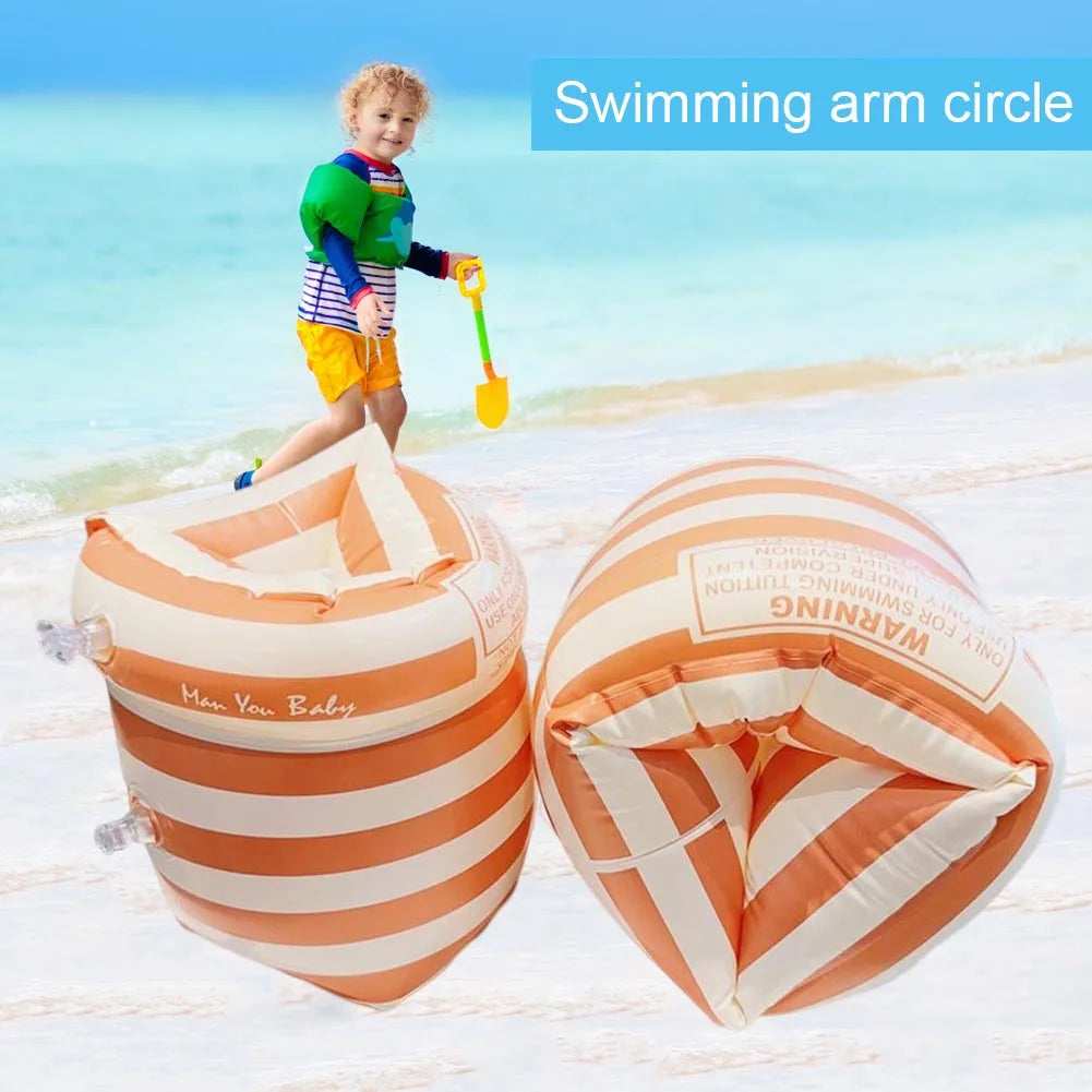 Portable Floating Circle Sleeves Arm Rings New Inflatable Swimming Arm Rings Pool Buoy Armbands For Swimming Pool Floaters