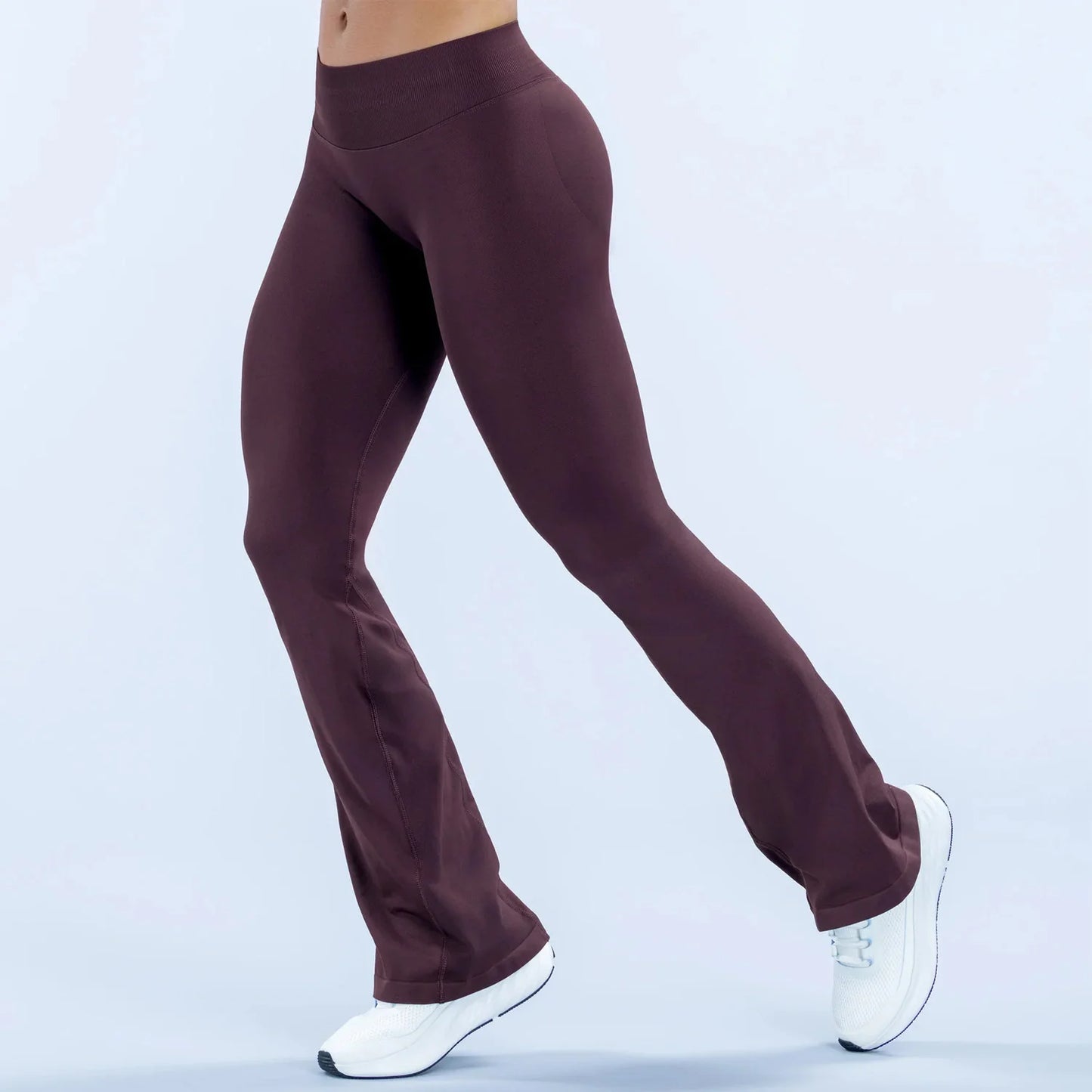 Yoga  Women Tight Flared Bootcut Yoga Leggings High Waist Seamless High Stretch Lifting Butt for Gym Running Workout Fitness