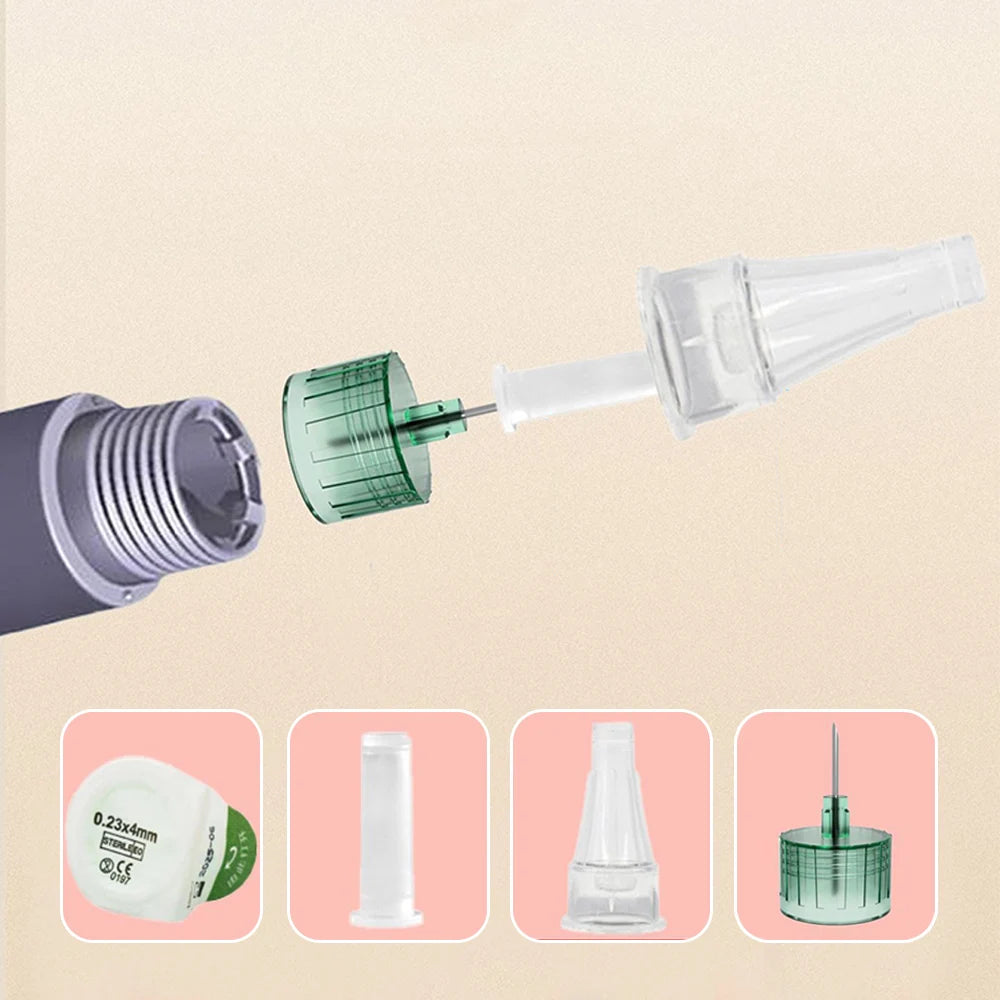 10/30/50/100Pcs Insulin Cartridges For Lilly Insulin Injection Pen Individual Packaging Medical Insulin Pen Tip 4mm 6mm 8mm