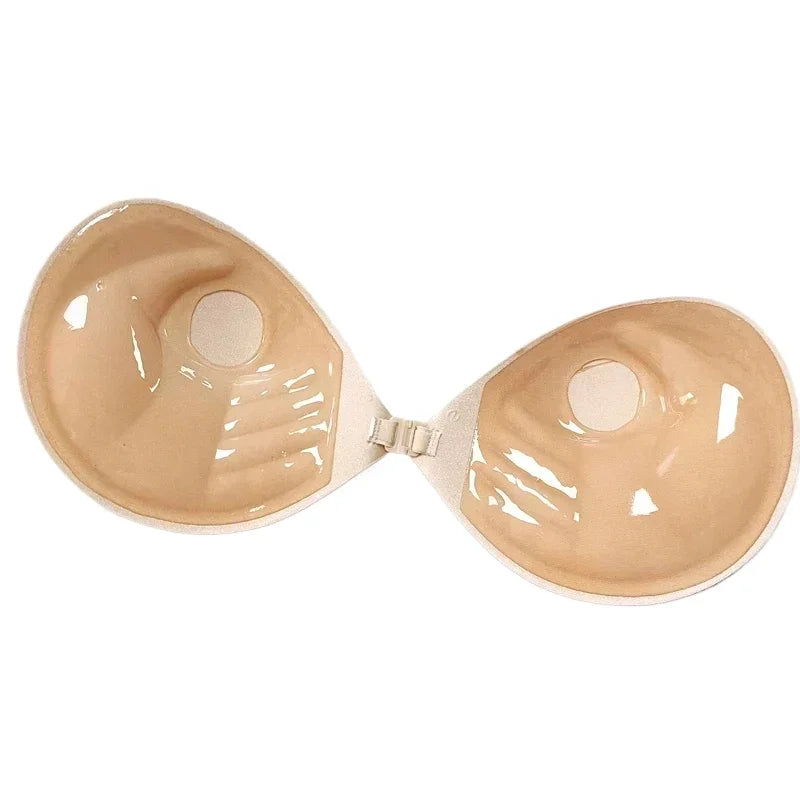 Womens Palm Push Up Invisible Silicone Bra Chest Stickers Lift Up Self Adhesive Bra Cover Bra Silicone Pad Sexy Strapless Breast
