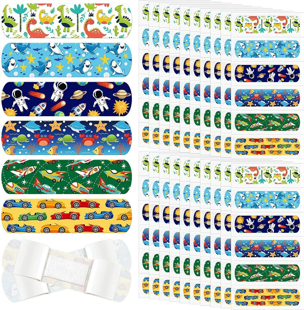 Hot 30/50/100 Pcs Kids Bandages Cute Cartoon Children's Adhesive Waterproof Breathable Band Aid Stickers Protection Girls Boys