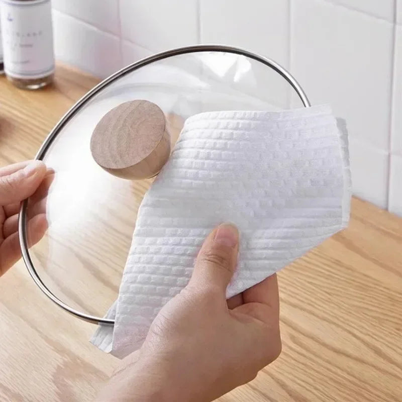 Kitchen Disposable Rags Non-Woven Reusable Cleaning Cloths Household Washing Towels Dishcloths Rag Wipes Cloth Cleaner Tools